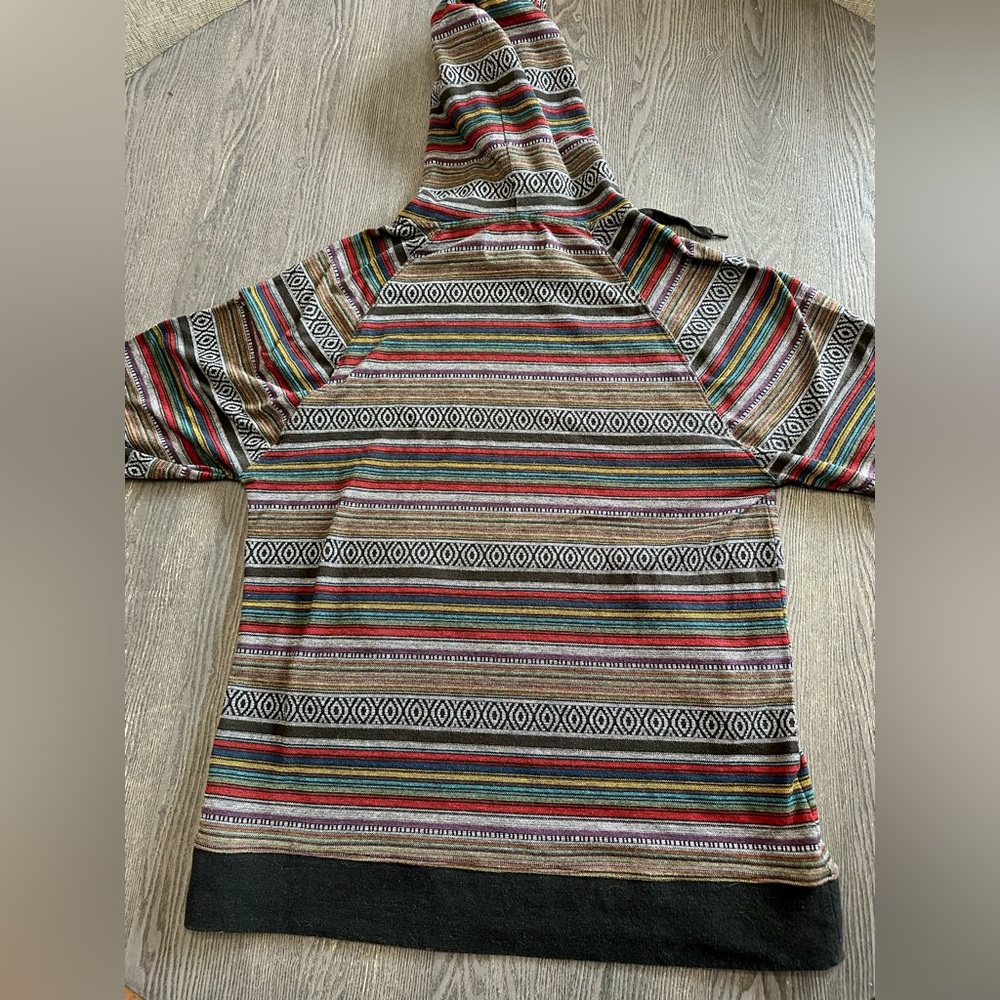 Beautiful Giant Multi Color Patterned Hoodie M/L - Picture 2 of 7